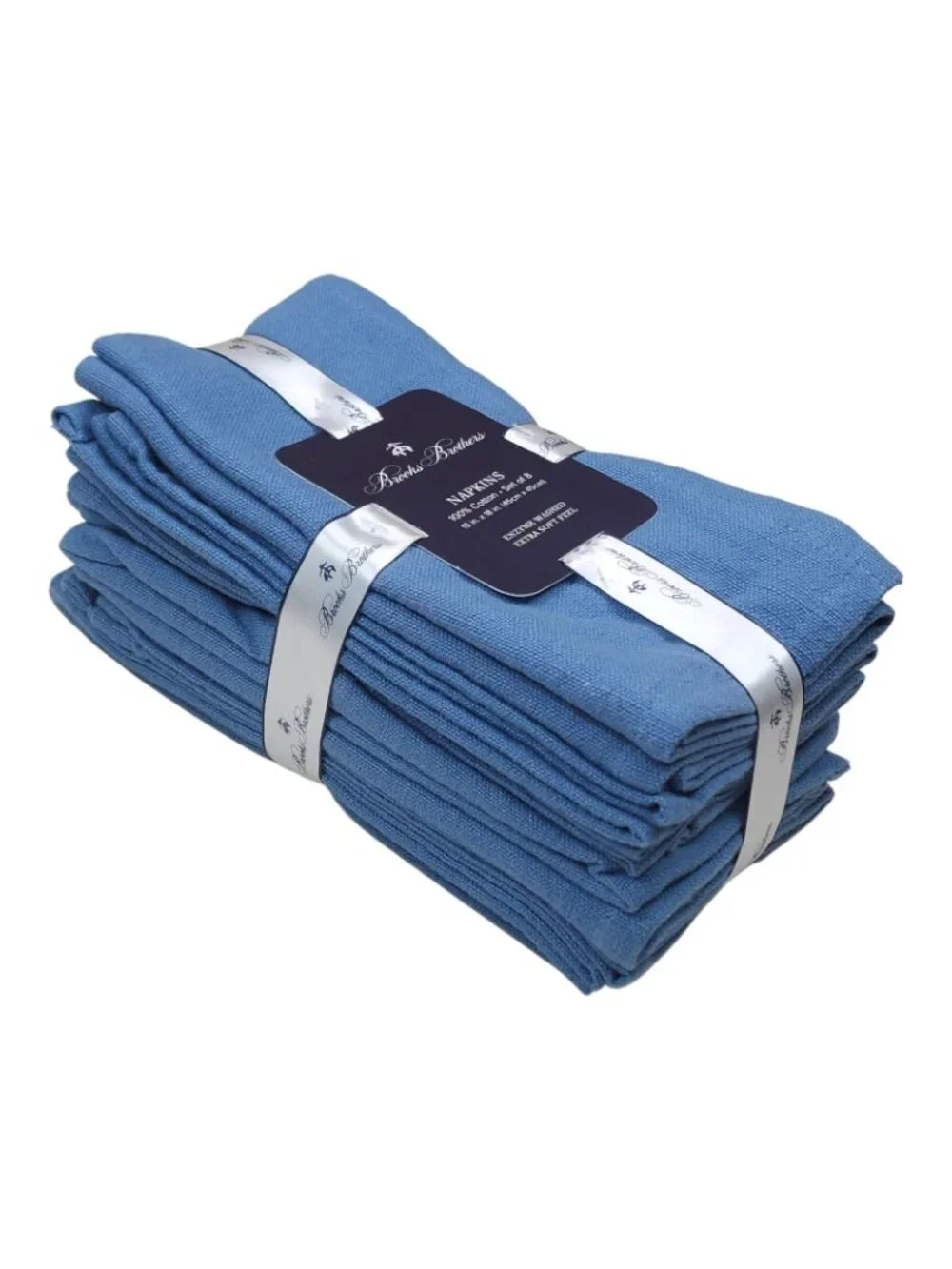 Brooks Brothers Oblong Tablecloth & Napkins Set 60